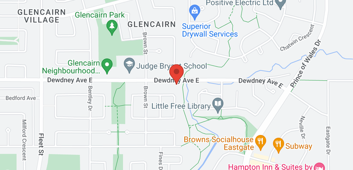 map of 3111 Dewdney AVE E